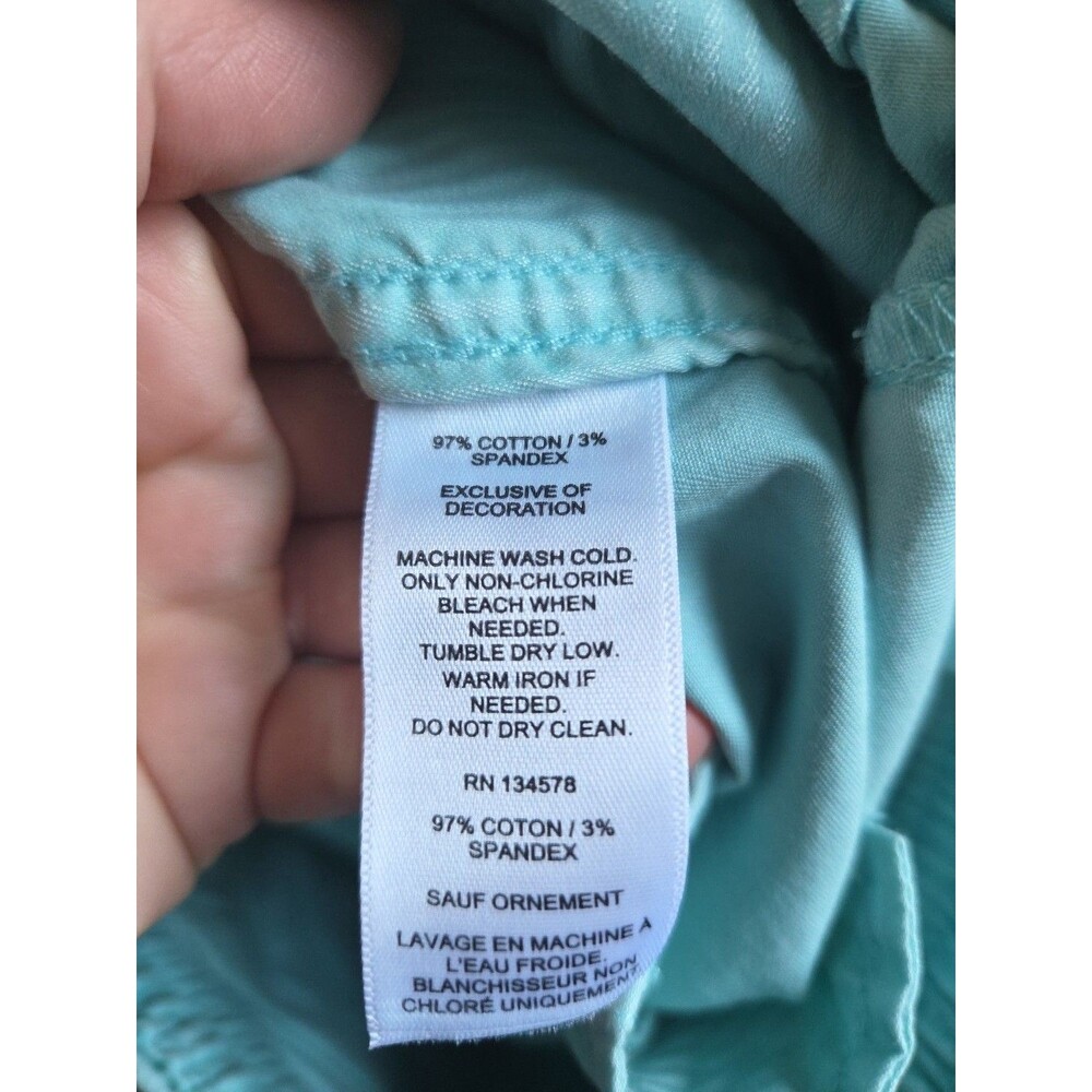NWTs Vineyard Vines Boys Pull On Chino Shorts Aqua Cotton Stretch 14 - Picture 6 of 7